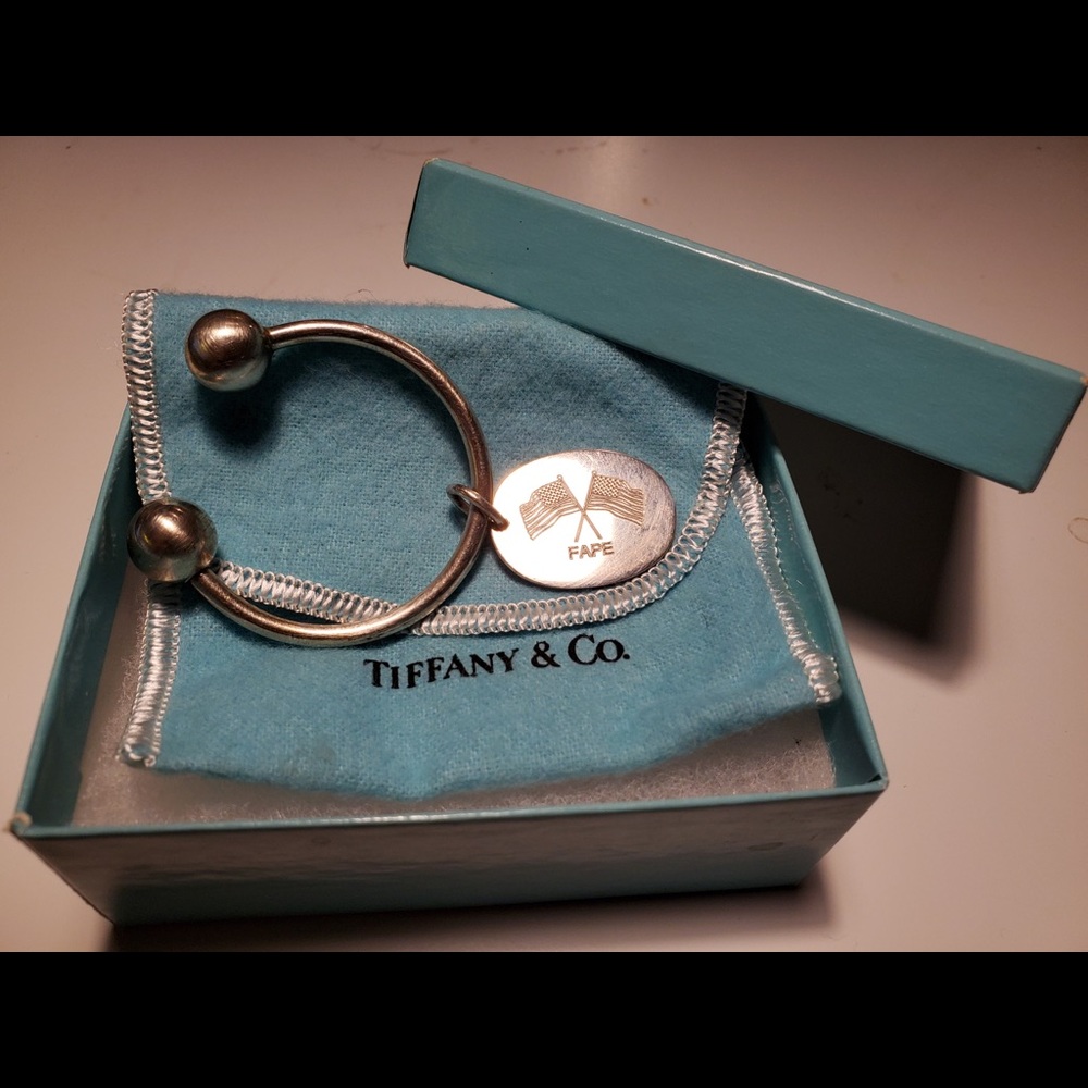 Genuine silver Tiffany & Co. Keychain.